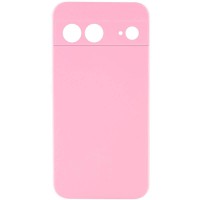 Чохол TPU GETMAN Liquid Silk Full Camera для Google Pixel 7 Рожевий / Pink