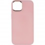 TPU чохол Bonbon Metal Style для Apple iPhone 12 Pro / 12 (6.1") Рожевий / Light pink