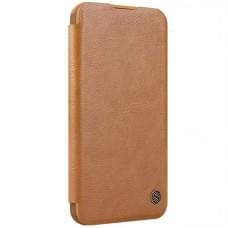 Кожаный чехол-книжка Nillkin Qin Prop для Apple iPhone 16 (6.1")