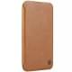 Шкіряний чохол-книжка Nillkin Qin Prop для Apple iPhone 16 (6.1") Brown