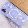 TPU+PC чохол Secret Garden with MagSafe для Apple iPhone 12 (6.1") Lilac