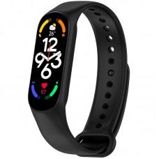 Силіконовий ремінець для Xiaomi Mi Band 7/6/5/4/3 Чорний / Black