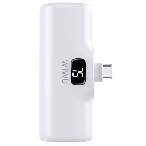 Портативний ЗП Power Bank WIWU Wi-P017-C Type-C 5000 mAh White
