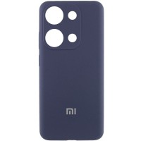 Чохол Silicone Cover Lakshmi Full Camera (AA) with logo для Xiaomi Poco X6 / Note 13 Pro 5G Синій / Midnight blue