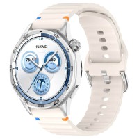 Силіконовий ремінець Wavy для Smart Watch 22mm Antique White