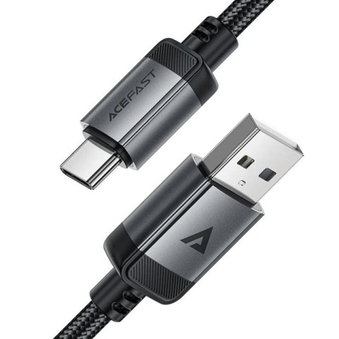 Дата кабель Acefast C20-04 USB to Type-C 3A (1.2m) Black