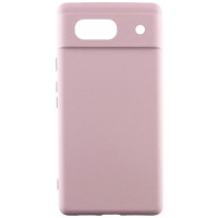 Чохол Silicone Cover Lakshmi Full Camera (AAA) для Google Pixel 7a Рожевий / Pink Sand