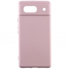 Чохол Silicone Cover Lakshmi Full Camera (AAA) для Google Pixel 7a Рожевий / Pink Sand