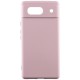 Чохол Silicone Cover Lakshmi Full Camera (AAA) для Google Pixel 7a Рожевий / Pink Sand