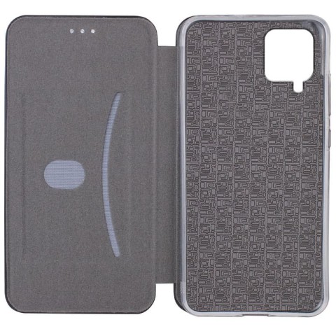 Шкіряний чохол-книжка Classy для Samsung Galaxy A12 Темно-синій