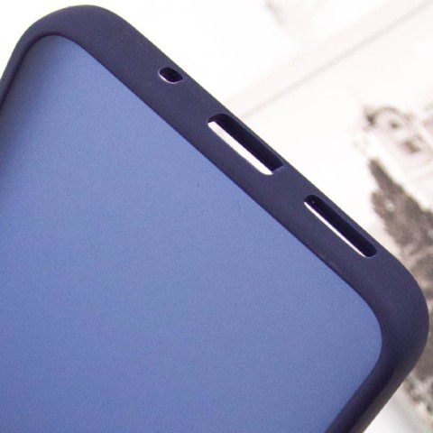 Чохол TPU+PC Lyon Frosted для Xiaomi Redmi 12C Navy Blue