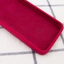 Чохол Silicone Case Square Full Camera Protective (AA) для Apple iPhone 6/6s (4.7") Червоний / Rose Red