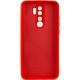 Чохол TPU GETMAN Liquid Silk Full Camera для Xiaomi Redmi 9 Червоний / Red