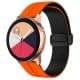 Силіконовий ремінець Classy для Smart Watch 20mm Orange / Black