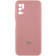 Чохол Silicone Cover Full Camera (AA) для Xiaomi Redmi Note 10 5G / Poco M3 Pro Рожевий / Pink