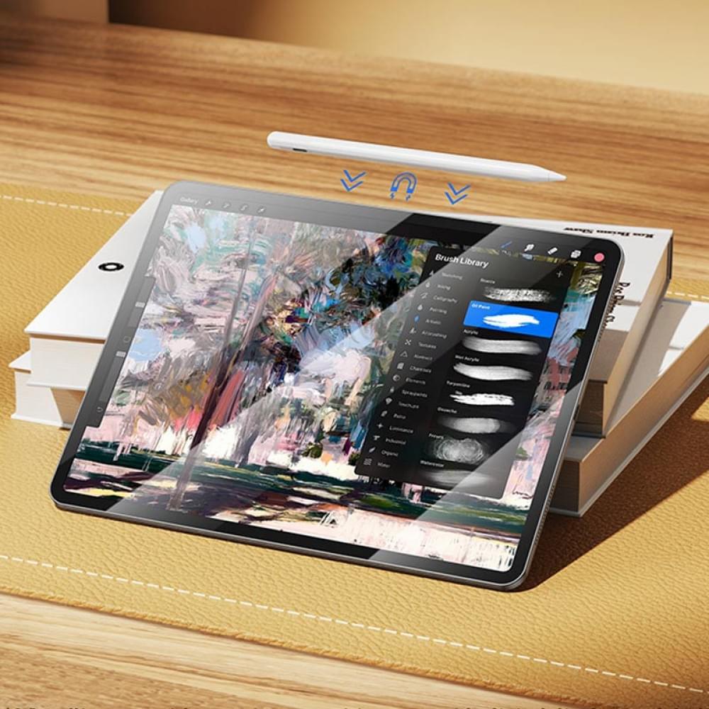 Стилус Hoco GM112 Intelligent anti-lost active capacitive pen with digital display for iPad