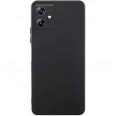 Чохол TPU GETMAN Liquid Silk Full Camera для Motorola Moto G54 Чорний / Black