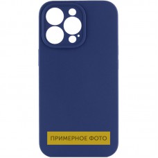 Чохол Silicone Case Full Camera Protective (AA) NO LOGO для Apple iPhone 16 (6.1") Синій / Deep navy