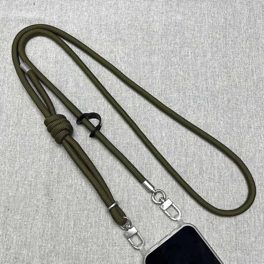 Шнурок із двома кріпленнями (8 мм) 150 см Army Green