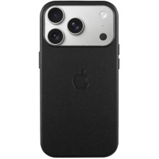 Чохол шкіряний Leather Case (AA) with MagSafe and Animation для Apple iPhone 17 Pro (6.3") Black