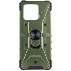 Ударостійкий чохол Pathfinder Ring для Xiaomi Redmi 10C / Poco C40 Зелений / Army Green