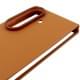 Шкіряний чохол Leather Case (AAA) для Samsung Galaxy Z Fold6 Tan