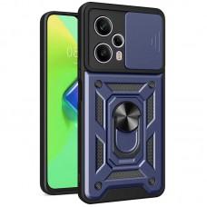 Ударостійкий чохол Camshield Serge Ring для Xiaomi Poco F5 / Note 12 Turbo Синій
