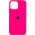 Чохол Silicone Case Full Protective (AA) для Apple iPhone 14 (6.1") Рожевий / Barbie pink