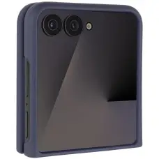 Чохол Foldables Silicone Cover Lakshmi (AAA) для Motorola Razr 50 Темно-синій / Midnight blue