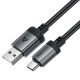 Дата кабель Acefast C20-04 USB to Type-C 3A (1.2m) Black