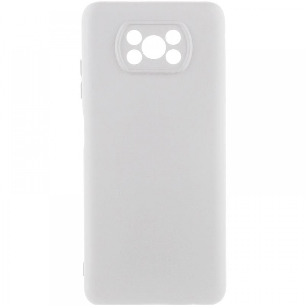 Чохол Silicone Cover Ummi Lakshmi Full Camera (AA) для Xiaomi Poco X3 NFC / Poco X3 Pro Білий / White