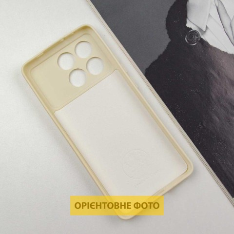 Чохол TPU GETMAN Liquid Silk Full Camera для Xiaomi Poco X6 / Note 13 Pro 5G Пісочний / Sand