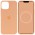 Чохол Silicone case (AAA) full with Magsafe and Animation для Apple iPhone 12 Pro Max (6.7") Помаранчевий / Cantaloupe