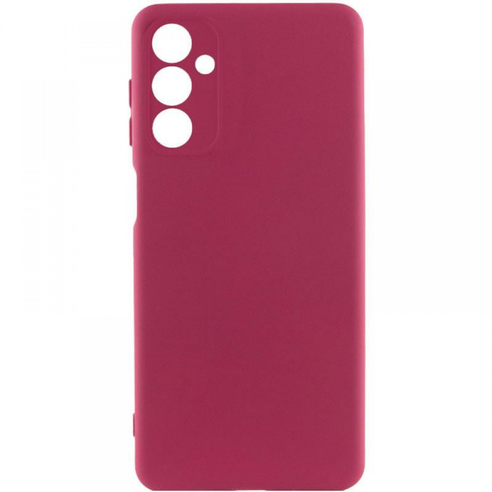 Чохол Silicone Cover Ummi Lakshmi Full Camera (AA) для Samsung Galaxy A05s Бордовий / Marsala