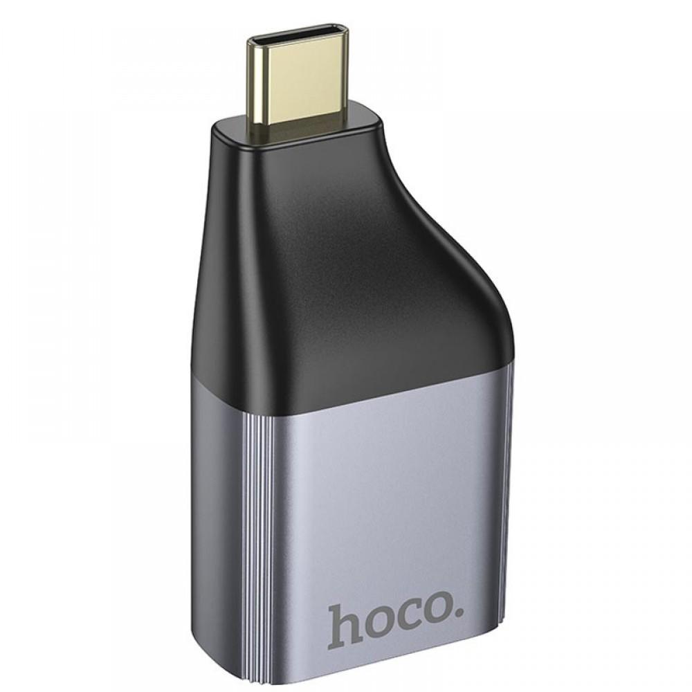 Перехідник Hoco UA33 Type-C to HDTV Metal grey