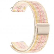 Ремінець Hoco WA25 Original series nylon strap для Apple watch 38/40/41mm Starlight with Pink