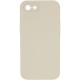 Чохол Silicone Case Square Full Camera Protective (AA) NOLOGO для Apple iPhone 6/6s (4.7") Бежевий / Antique White