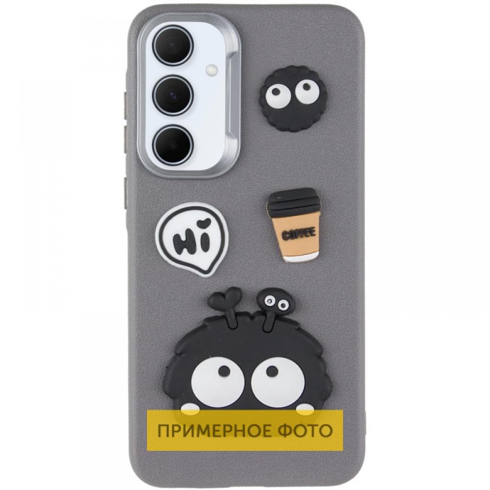 Чохол TPU Leather Toys для Xiaomi Redmi 14C / Redmi A4 / Poco C75 Monster / Grey