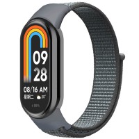 Ремінець Nylon New для Xiaomi Mi Band 8/9/10 Gray