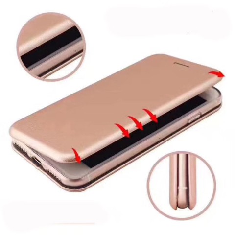 Шкіряний чохол-книжка Classy для Samsung Galaxy A10 (A105F) Золотий