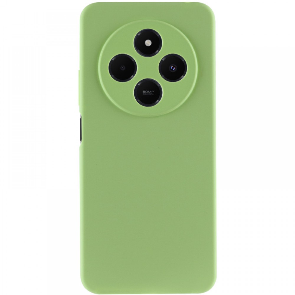 Чохол Silicone Cover Lakshmi Full Camera (AA) для Xiaomi Redmi 14C / Poco C75 Зелений / Pistachio