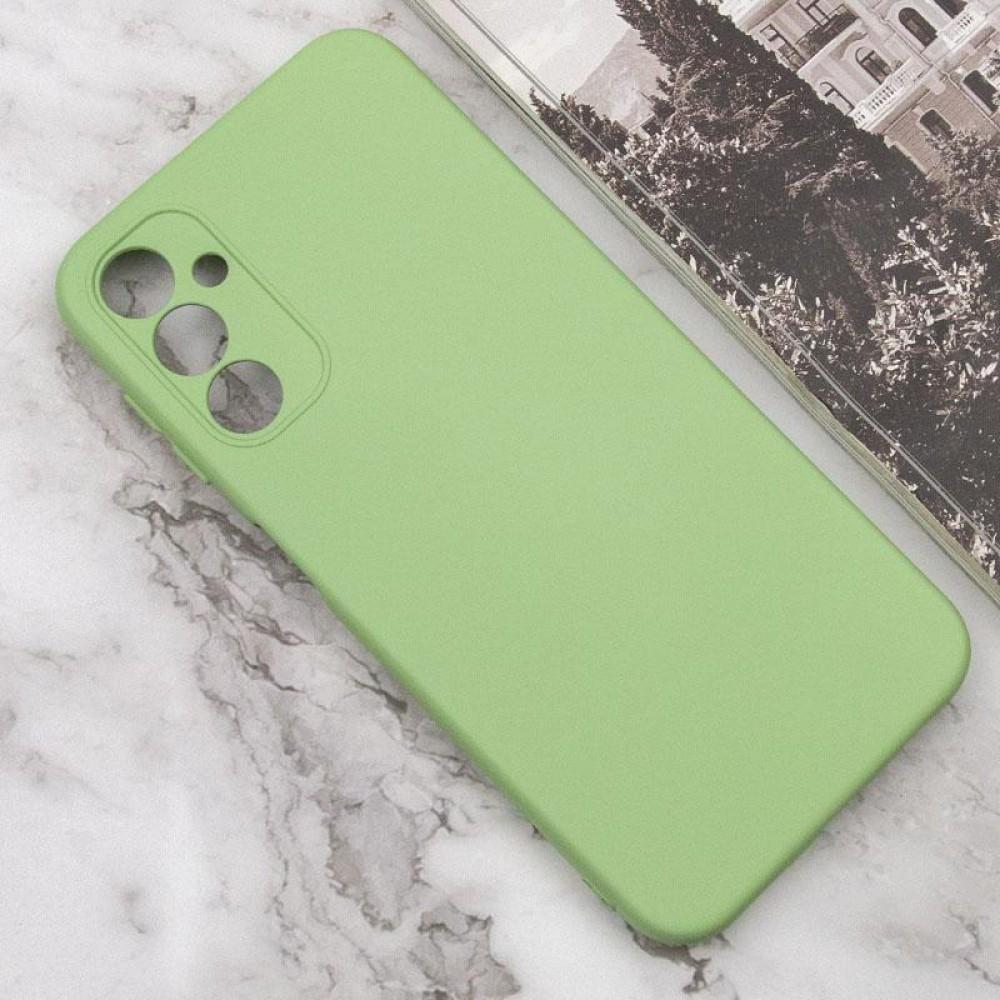 Чохол TPU GETMAN Liquid Silk Full Camera для Samsung Galaxy M34 5G Зелений / Pistachio