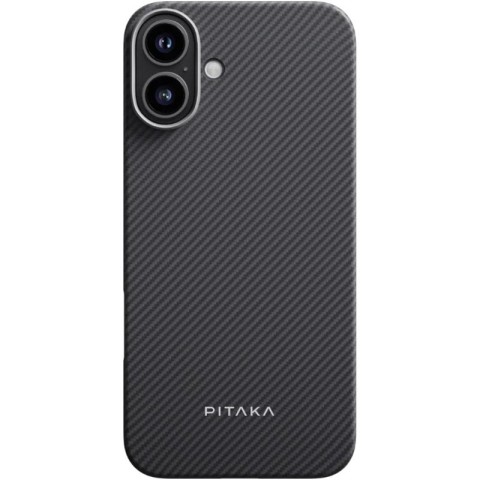 Чохол PC PITAKA with MagSafe для Apple iPhone 17 (6.3") Black / Grey