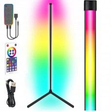 Підлогова кутова LED лампа RGB Magic 1 Bluetooth USB with app Black