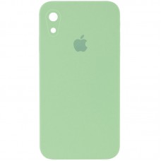 Чохол Silicone Case Square Full Camera Protective (AA) для Apple iPhone XR (6.1") М'ятний / Mint