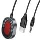 Bluetooth аудіо ресивер Hoco E150 Path AUX BT5.4 Metal gray