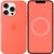 Чохол Silicone case (AAA) with Magsafe and Animation для Apple iPhone 16 Pro Max (6.9") Tangerine