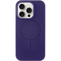 Чохол Silicone Case Full Protective (AA) NO LOGO with MagSafe для Apple iPhone 16 Pro (6.3") Фіолетовий / Elderberry