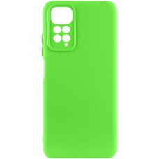 Чохол Silicone Cover Lakshmi Full Camera (A) для Xiaomi Redmi Note 11 (Global) / Note 11S Салатовий / Neon Green