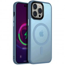 TPU+PC чехол Metal Buttons with MagSafe Colorful для Apple iPhone 14 Pro (6.1")